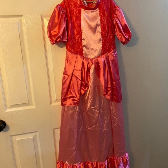 Princess Peach Adult Costume Size Medium - Picture 1 of 8